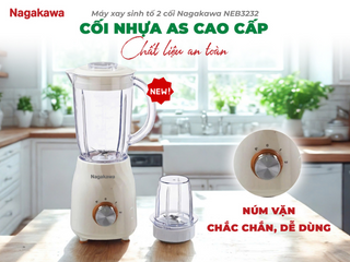 Máy xay sinh tố 2 cối Nagakawa NEB3232 công suất 350W
