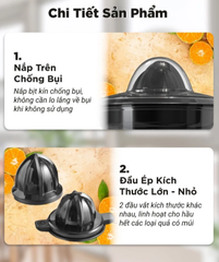 Máy vắt cam Smart Choice SCG-VC001 công suất 30W