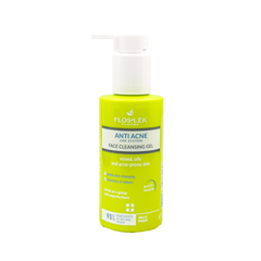 (Hàng nhập khẩu) Sữa rửa mặt cho da dầu mụn Floslek Anti Acne System Face Cleansing Gel