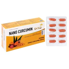 Viên uống tinh nghệ Nano Curcumin Gold Kingphar
