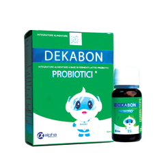 Men vi sinh dạng giọt Dekabon Probiotici 10ml cho trẻ - Hỗ trợ tiêu hóa, tăng cường lợi khuẩn, dễ sử dụng, hương vị thơm ngon
