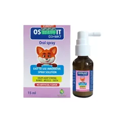 (Hàng nhập khẩu) Xịt bổ sung vitamin D3 + K2 cho bé Ostelivit D3 MK7