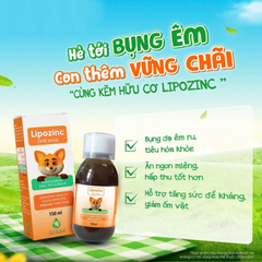 (Hàng nhập khẩu) Siro Lipozinc Oral Syrup hỗ trợ bổ sung kẽm cho bé