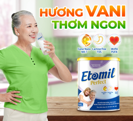 Sữa dinh dưỡng Etomil Perfect cho người lớn tuổi