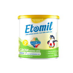Sữa Etomil 3x Grow hương vani cho bé từ 6-36 tháng tuổi