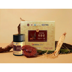 (Hàng nhập khẩu) Cao Hắc sâm Hàn Quốc Premium Black Red Ginseng Cordyceps Agarwood