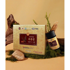 (Hàng nhập khẩu) Cao Hắc sâm Hàn Quốc Premium Black Red Ginseng Cordyceps Agarwood