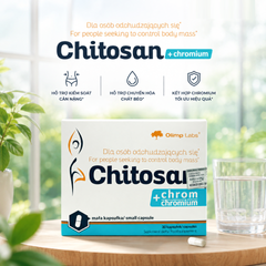 Viên Uống Giảm Cân Olimp Labs Chitosan + Chrom - Hỗ Trợ Kiểm Soát Cân Nặng Lành Tính, Giảm Hấp Thu Chất Béo, 30 Viên