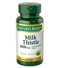 (Hàng nhập khẩu) Viên uống hỗ trợ bổ gan Nature's Bounty Milk Thistle Extract 1000mg
