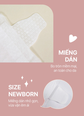 (Hàng nhập khẩu) Bỉm dán Momo Rabbit size NB 42 miếng (3-5kg)