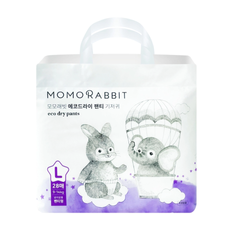 (Hàng nhập khẩu) Bỉm quần ban đêm Momo Rabbit size L 9-14kg