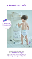 (Hàng nhập khẩu) Bỉm quần ban đêm Momo Rabbit size L 9-14kg