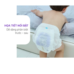 (Hàng nhập khẩu) Bỉm quần ban đêm Momo Rabbit size XL 12-17kg