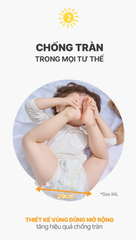 (Hàng nhập khẩu) Bỉm quần Comfort Fit Momo Rabbit size XL 12-17kg