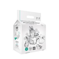 (Hàng nhập khẩu) Bỉm quần Classic Momo Rabbit size L 8-12kg