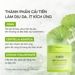 (Hàng nhập khẩu) Toner pad cấp ẩm, làm dịu da RUÉE Regen Care Quick Pad
