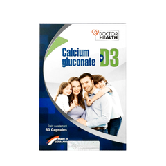 (Hàng nhập khẩu) Viên uống bổ sung canxi & vitamin D3 Doctor Health Calcium Gluconate + D3