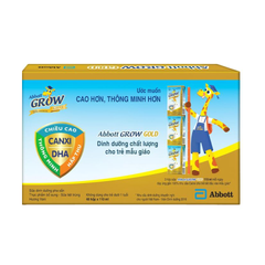 (Hàng nhập khẩu) Thùng 48 hộp sữa nước Abbott Grow Gold hương vani 110ml