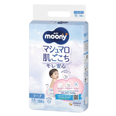 (Hàng nhập khẩu) Tã dán Moony size M cho bé 6-11kg