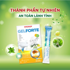 (Hàng nhập khẩu) Gel ngậm họng Otosan Throat Gel Forte cho bé trên 1 tuổi