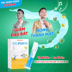 (Hàng nhập khẩu) Gel ngậm họng Otosan Throat Gel Forte cho bé trên 1 tuổi