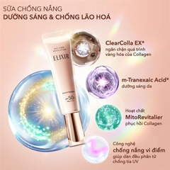 (Hàng nhập khẩu) Sữa chống nắng dưỡng sáng da Elixir Day Care Revolution Brightening SPF50+