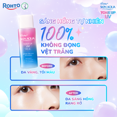 (Hàng nhập khẩu) Sữa chống nắng nâng tông da Sunplay Skin Aqua Tone Up Uv Milk Lavender Spf50+
