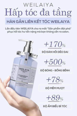 (Hàng nhập khẩu) Dầu hấp ủ tóc Weilaiya Multi Effect Repair High Gloss Hair Mask