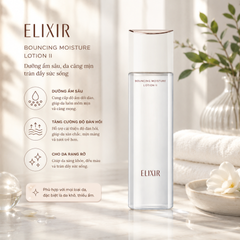 (Hàng nhập khẩu) Nước dưỡng hỗ trợ trẻ hóa Elixir Bouncing Moisture Lotion II cho da khô