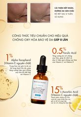 Serum Skinceuticals C E Ferulic - Dưỡng Trắng Trẻ Hóa Da, Ngăn Ngừa Nếp Nhăn và Cải Thiện Làn Da Rạng Rỡ Tự Nhiên