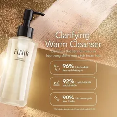 (Hàng nhập khẩu) Gel rửa mặt Elixir Clarifying Warm Cleanser Nhật Bản