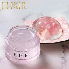 (Hàng nhập khẩu) Mặt nạ ngủ hỗ trợ dưỡng ẩm, sáng da Elixir Sleeping Clear Pack