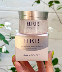 (Hàng nhập khẩu) Mặt nạ ngủ hỗ trợ dưỡng ẩm, sáng da Elixir Sleeping Clear Pack
