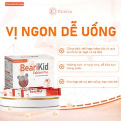 Gói Uống Canxi Hữu Cơ Bearikid Calcium - Bổ Sung Canxi Cho Trẻ Em