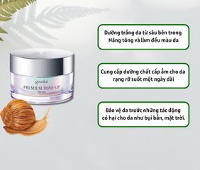 [Nhập khẩu] Kem Ốc Sên Trắng Da Goodal Premium Snail Tone Up Cream 30ml - Dưỡng Trắng, Căng Mịn, Trẻ Hóa Da, Hiệu Quả Cao, Chính Hãng Hàn Quốc