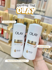(Hàng nhập khẩu) Sữa dưỡng thể sáng da Olay Whitening Niacinamide & Vitamin C 260g