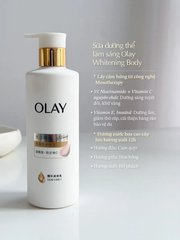 (Hàng nhập khẩu) Sữa dưỡng thể sáng da Olay Whitening Niacinamide & Vitamin C 260g