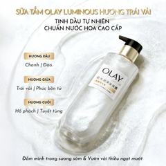 (Hàng nhập khẩu) Sữa tắm sáng da Olay Luminous hương trái vải