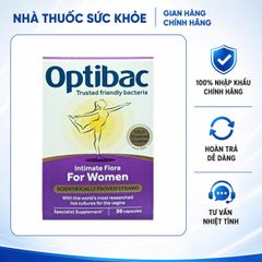 [Hàng nhập khẩu] Men Vi Sinh OptiBac Probiotics Tím Chính Hãng Từ Anh - Hỗ Trợ Sức Khỏe Phụ Khoa Cho Nữ