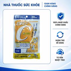 Viên Uống DHC Vitamin C - Hỗ Trợ Làm Đẹp Da, Tăng Cường Sức Đề Kháng, Giảm Thâm Nám, Chính Hãng Nhật Bản