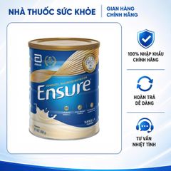 [Hàng nhập khẩu] Sữa Bột Ensure 850g Hương Vani - Dinh Dưỡng Tăng Cường Sức Khỏe Cho Người Lớn, Người Già, Hỗ Trợ Hệ Miễn Dịch, Tiêu Hóa Tốt