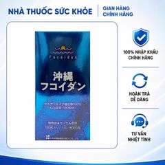 [Hàng nhập khẩu] Viên uống Okinawa Fucoidan Kanehide Bio Nhật Bản - Hỗ trợ sức khỏe 180 viên - Fucoidan tự nhiên từ tảo nâu Mozuku