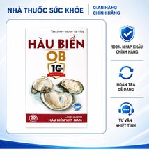 Viên uống Tinh hàu biển OB - Chiết xuất từ Hàu Tươi Việt Nam hỗ trợ bổ sung Kẽm và Dưỡng chất cho Nam giới, Tăng cường sức khỏe và sinh lực.