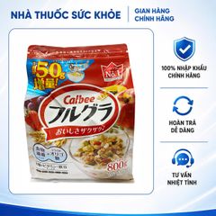 [Nhập khẩu] Ngũ Cốc Calbee Nhật Bản 800g - Ngũ cốc dinh dưỡng cao từ hạt trái cây sấy khô, bổ sung vitamin và chất xơ cho cả gia đình