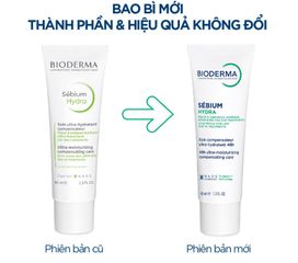 Kem Dưỡng Ẩm Bioderma Sébium Hydra - Cấp Nước Cho Da Khô, Mụn, Giảm Đỏ Rát 40ml - Chăm Sóc Da Chuyên Sâu, Không Gây Mụn