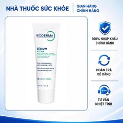 Kem Dưỡng Ẩm Bioderma Sébium Hydra - Cấp Nước Cho Da Khô, Mụn, Giảm Đỏ Rát 40ml - Chăm Sóc Da Chuyên Sâu, Không Gây Mụn