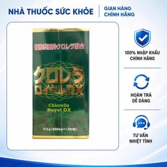 [Nhập khẩu] Tảo lục Chlorella Royal DX Nhật Bản 1550 viên - Hỗ trợ tiêu hóa, làm đẹp da, hỗ trợ sức khỏe tự nhiên cho người ăn chay