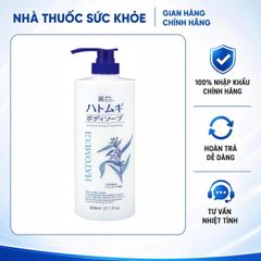 [Nhập khẩu] Sữa Tắm Trắng Da Giữ Ẩm Hatomugi Nhật Bản 800ML - Sản Phẩm Chăm Sóc Da Tự Nhiên, Chiết Xuất Hạt Coix, Dưỡng Ẩm, Làm Sáng Da