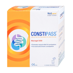 (Hàng nhập khẩu) Bột Uống Hỗ Trợ Nhuận Tràng Constipass Wellcare - Cải Thiện Táo Bón Cho Trẻ Em Và Người Lớn