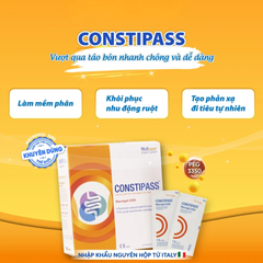(Hàng nhập khẩu) Bột Uống Hỗ Trợ Nhuận Tràng Constipass Wellcare - Cải Thiện Táo Bón Cho Trẻ Em Và Người Lớn
